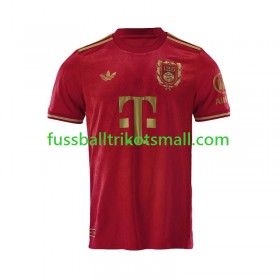 Fußballtrikots Bayern München Jamal Musiala 42 125th Anniversary Kinder Rot 2024-2025 Kurzarm Heimtrikotsatz kaufen